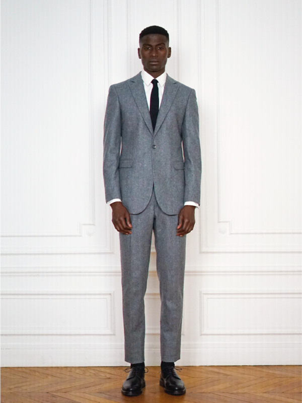 Grey Flannel Tailor-Made Suit - 2 Piece Suit | Rives Paris ©