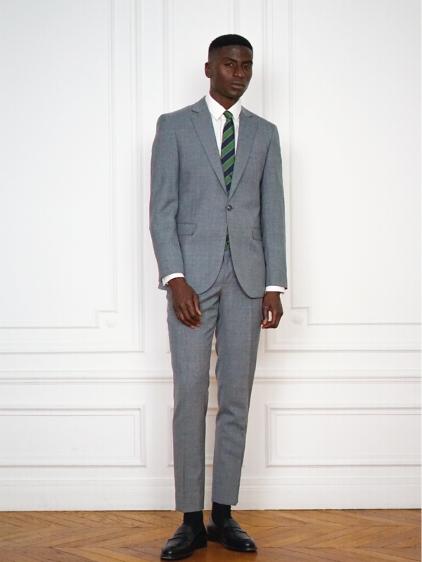 Tailor-Made Suit Medium Grey - 2 Piece Suit | Rives Paris ©