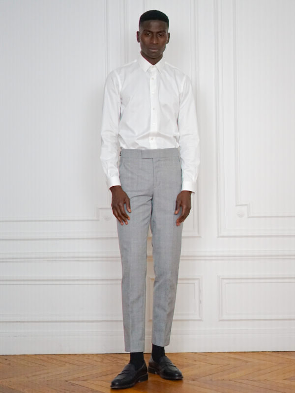 Pantalon Sur-Mesure Gris Clair - Pantalon Classique | Rives Paris ©