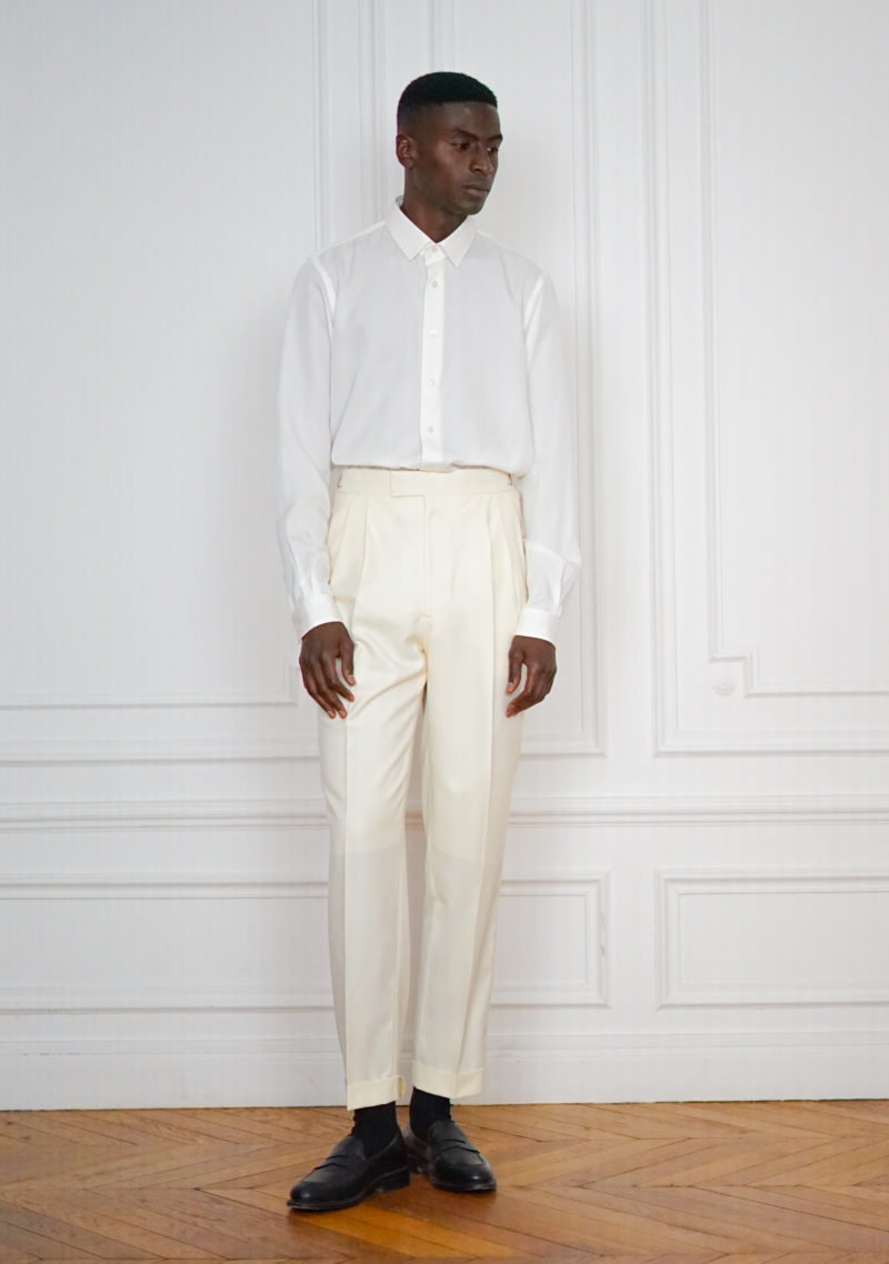 Chemise Large Sur-Mesure Off-White | Rives Paris ©